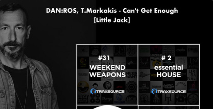 "Can't Get Enough" di DAN:ROS con T.Markakis, su Little Jack ​