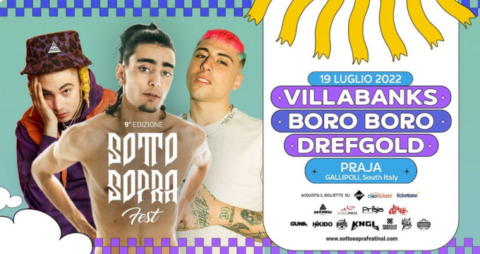 Villabanks, Boro Boro, Drefgold | Sottosopra Fest