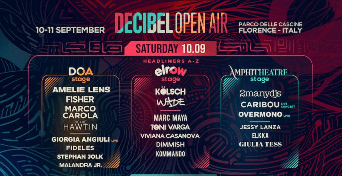 La line up definitiva di Decibel Open Air