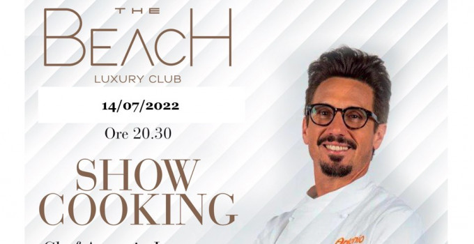 The Beach Luxury Club Sicily: 14/7 "Digital Catharsis" di Caterina Pascari e Show Cooking con Antonio Lorenzon (Masterchef 9). E