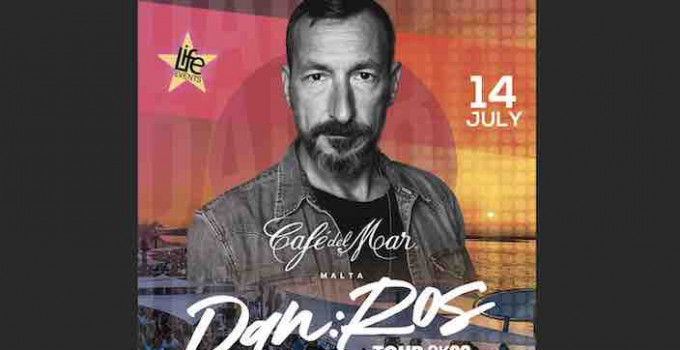 DAN:ROS: il suo Modulo Tour 22 il 14/7 fa muovere a tempo il Café del Mar di Malt