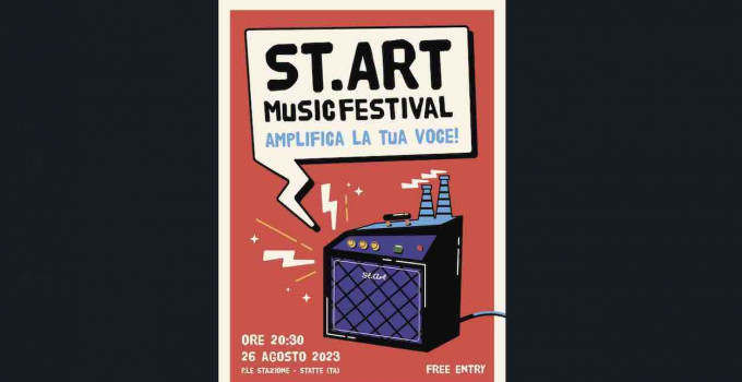 26 agosto 2023 - St.Art Music Festival a Statte (Taranto), per aiutare i bambini curati nei reparti di Onco-Ematologia Pediatric