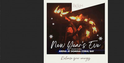 The Beach Luxury Club, doppio Capodanno 2024 a Sharm: cena romantica sul mare o party scatenato alla Domina Coral Bay Arena