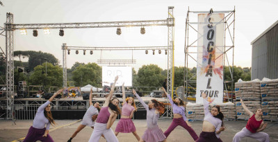 SOCIAL TOUR 2025  Si chiude con successo la seconda edizione a Guidonia Montecelio  Due giorni tra arte, musica, sport, inclusio