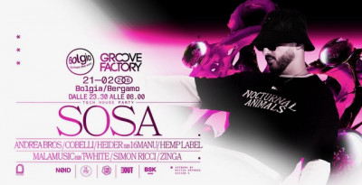 21/02 Sosa + Groove Factory fanno ballare Bolgia - Bergamo