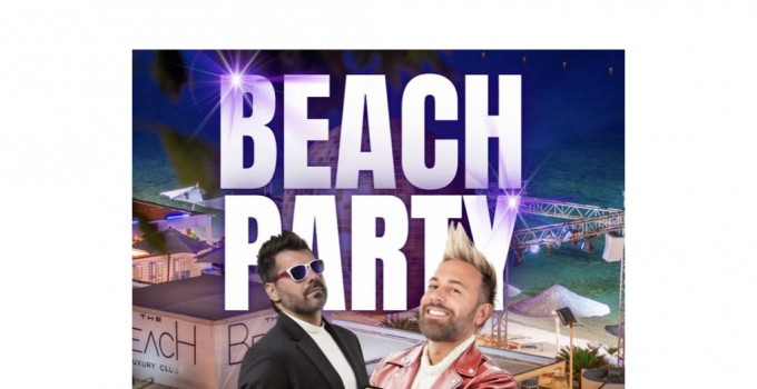 Dj Mitch e Fabio Liuzzi (Radio 105) 1/5 @ The Beach – Sharm con uno scatenato beach party
