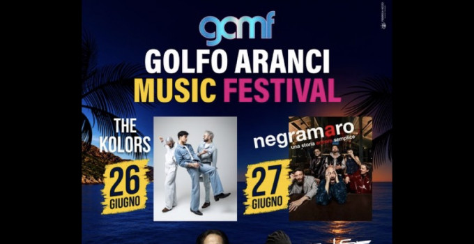 Torna GAMF Golfo Aranci Music Festival, a fine giugno