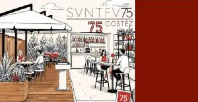 75 Costez, cena & dopocena, con stile, a Ponte, d’estate